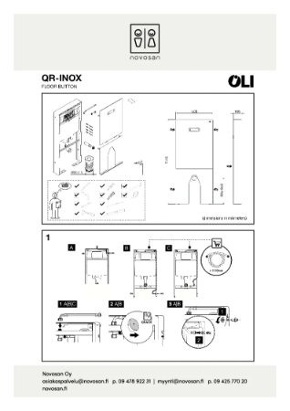OLI QR-INOX - Asennusohje