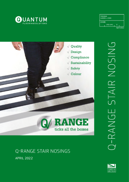 Q-Range Stair Nosing Specification Guide