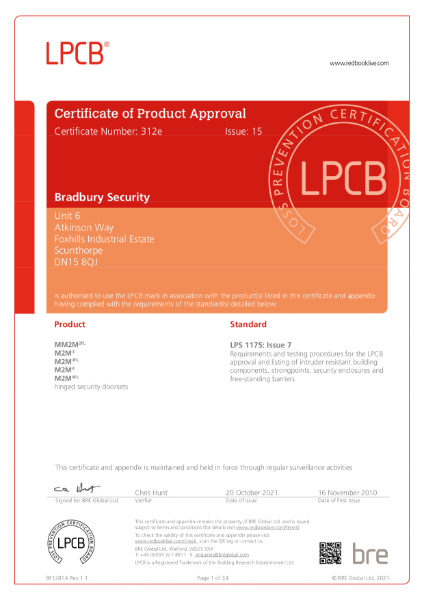 BRE Certificate