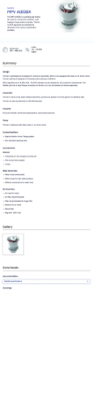 MPV A1EGSX - Data Sheet