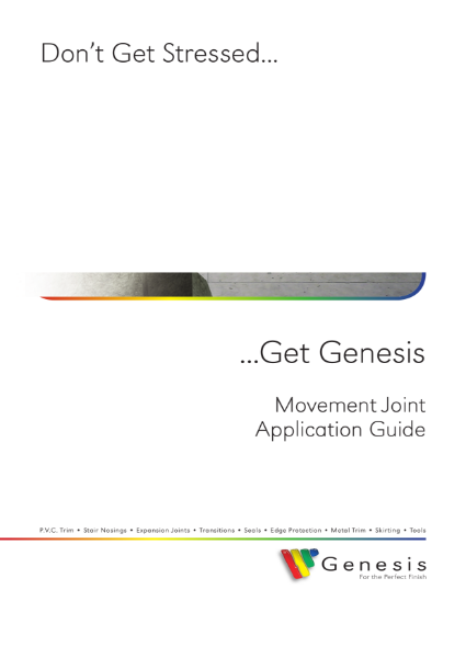 Movement Joint Application guide