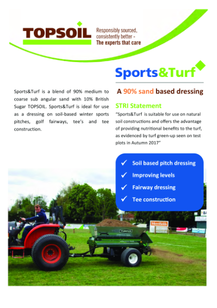 Sports&Turf Product Information Sheet