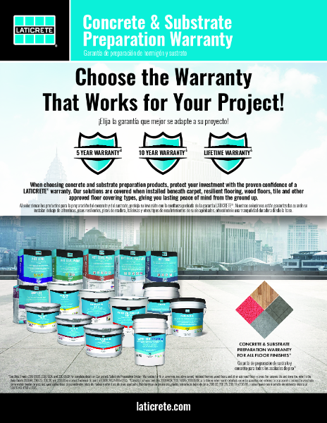 Concrete Remediation Warranty Flyer