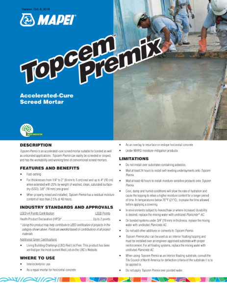 Topcem™ Premix