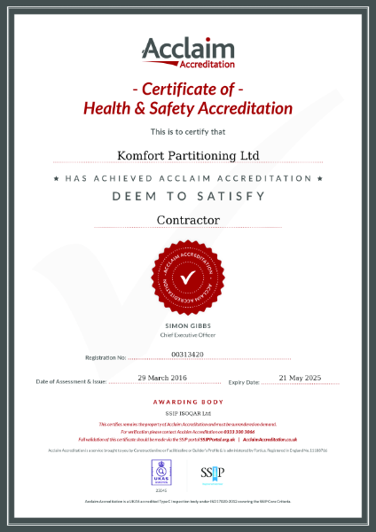 Acclaim Accreditation